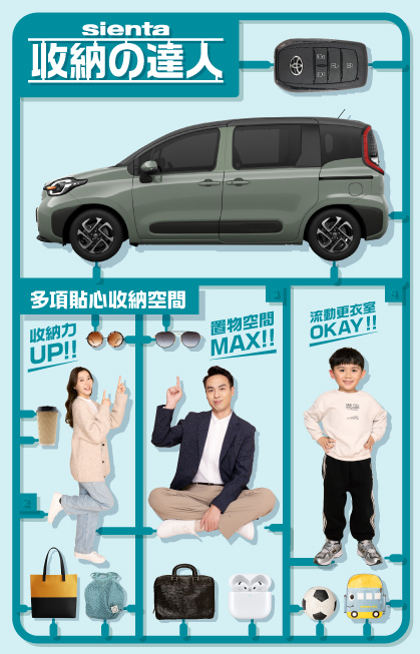 SIENTA 收納の達人